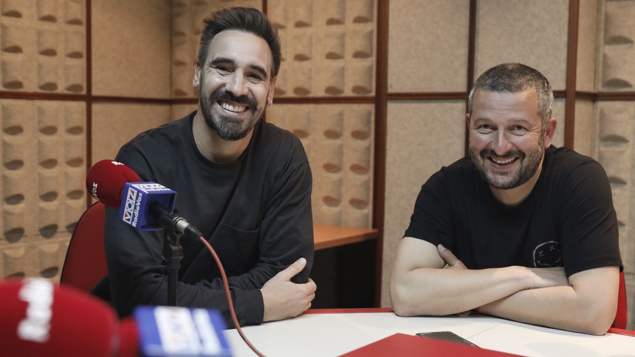 Borja Fernández y Fernando Currás visitaron Radio Voz