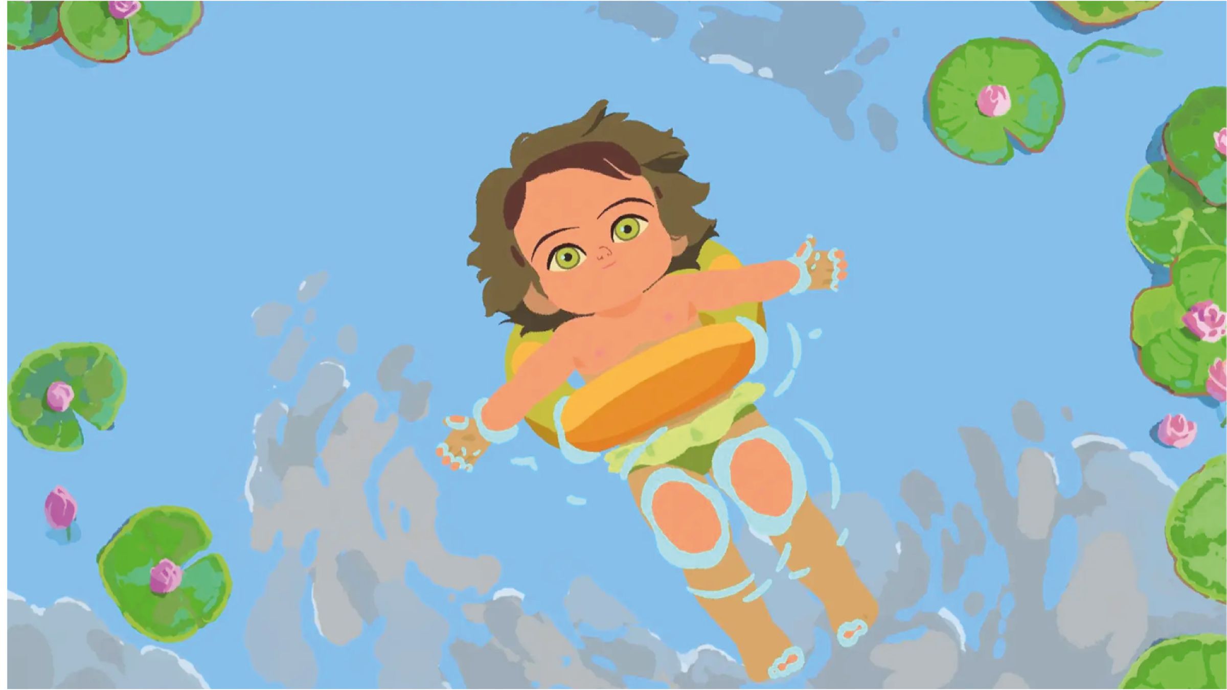 Cine en Barbanza.Fotograma de la pel&iacute;cula de animaci&oacute;n sobre la infancia de la escritora belga Am&eacute;lie Nothomb