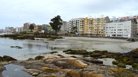 Los trabajos en este tramo litoral de Sanxenxo acabaron el sábado