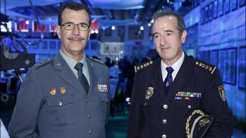 El general Rodríguez y el comisario José Luis Balseiro