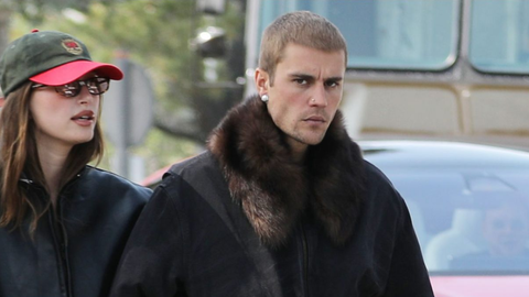 Justin Bieber, junto a su mujer, Hailey Bieber