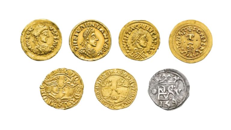 Declaran BIC las seis monedas históricas subastadas que adquirió la Xunta