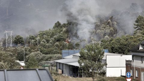 Incendio en A Veiga de Cascallá