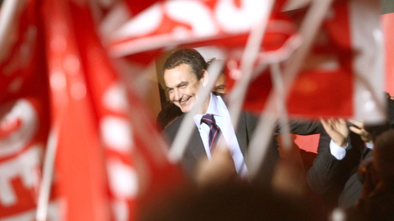 El relato de Zapatero en el 2008