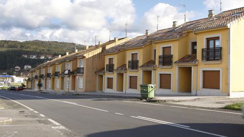 La avenida Isidro Parga Pondal de Laxe