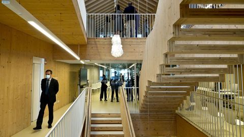 Nuevo edificio de la Universidade de Vigo, con madera gallega.