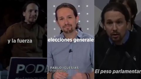 En el vdeo de Podemos no hay planos de Errejn ni del resto de los fundadores