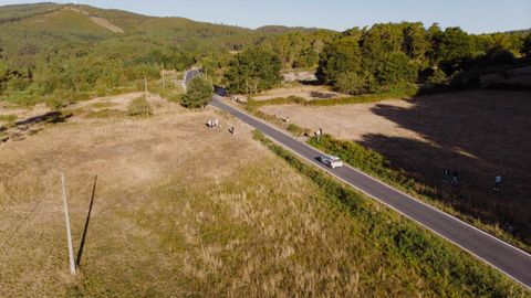 Tramo PIor- O Irixo, a vista de dron.