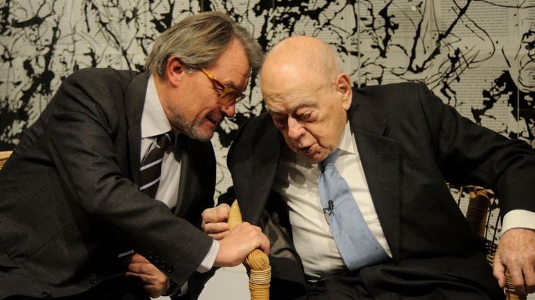 Artur Mas (i) y Jordi Pujol (d) en una imagen de archivo.
