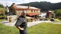 Jos Picallo, presidente del colectivo Turismo Sostible y propietario de la Casa do Morcego, en Valdovio
