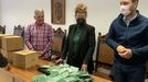 El alcalde, la representante de la asociacin provincial de hosteleros y el concejal de Xuventude, en el recuento de los votos del dcimo concurso Quiroga de Tapas