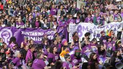 Manifestacin feminista en Lugo 