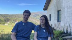 Gabi y Tom�s en su nueva casa rural
