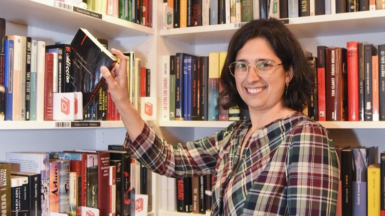 Imagen de Inés Banet, de cuando abrió Re-Read en Santiago en el 2019