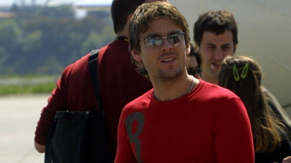 Javin en A Corua en el 2002.