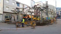 Las obras en A R�a comenzaron ayer