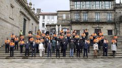 Proteccin Civil de Santiago celebra su 25 aniversario