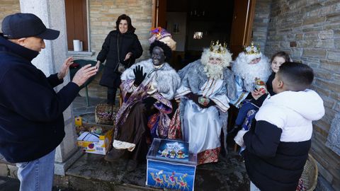 Los Reyes Magos llegaron a Lugo por Pedrafita.