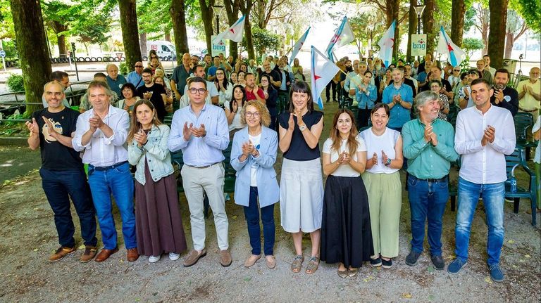 Pontón pide a los candidatos del BNG en O Condado y A Paradanta «ir a por todas»