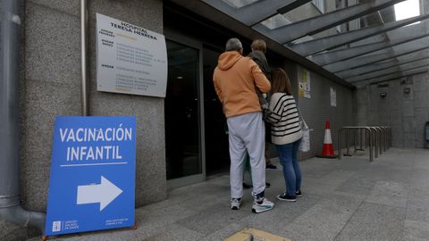 Jornada de vacunación infantil en A Coruña