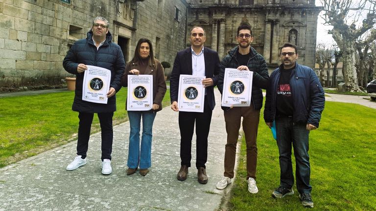 Cicatriz e Danza Invisible comparten escenario coa Banda de Música de Poio