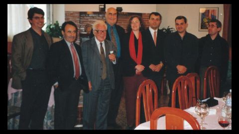 Valcárcel, Casares, Fernández del Riego, Acuña, Diéguez, Domínguez Alberte, Nicolás e Bernárdez.