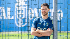 Lucas Ahijado, canterano y futbolista del Real Oviedo