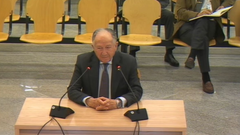 El exdirector del Centro Nacional de Inteligencia (CNI) F�lix Sanz Rold�n declara por la operaci�n Kitchen
