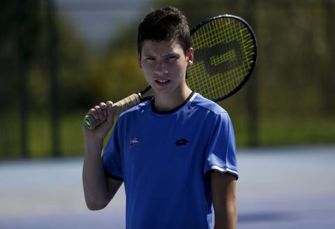 Tomás Currás, que comenzó a jugar con cinco años, aspira a convertirse en profesional.