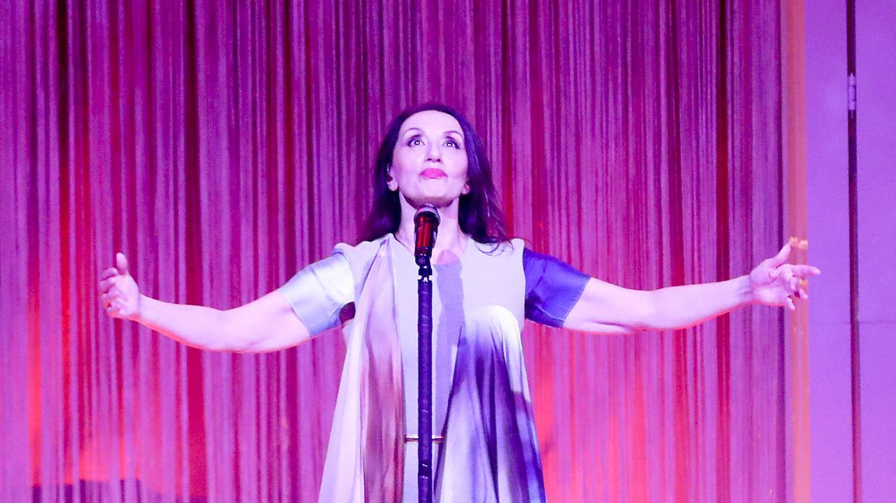 Luz Casal en un concierto en Santiago en el 2023. 