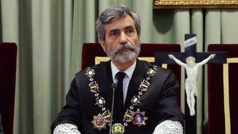 El presidente del Tribunal Supremo y del Consejo General del Poder Judicial, Carlos Lesmes