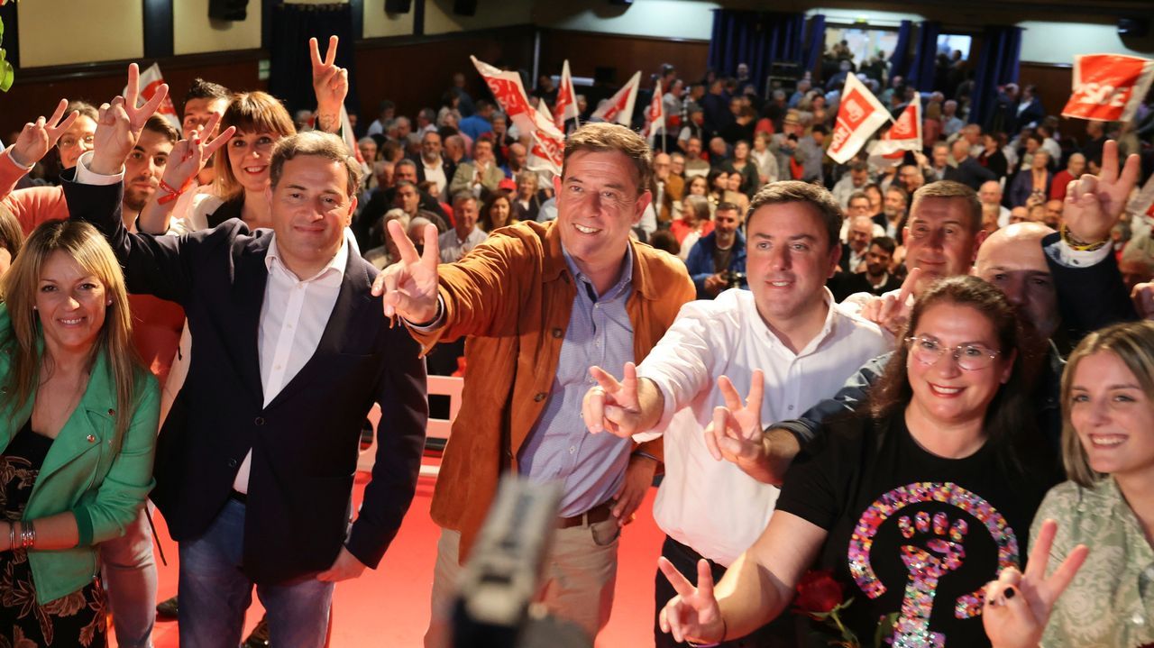 Gmez Besteiro acompa a Gonzlez Formoso en el mitin que se celebr este jueves en As Pontes
