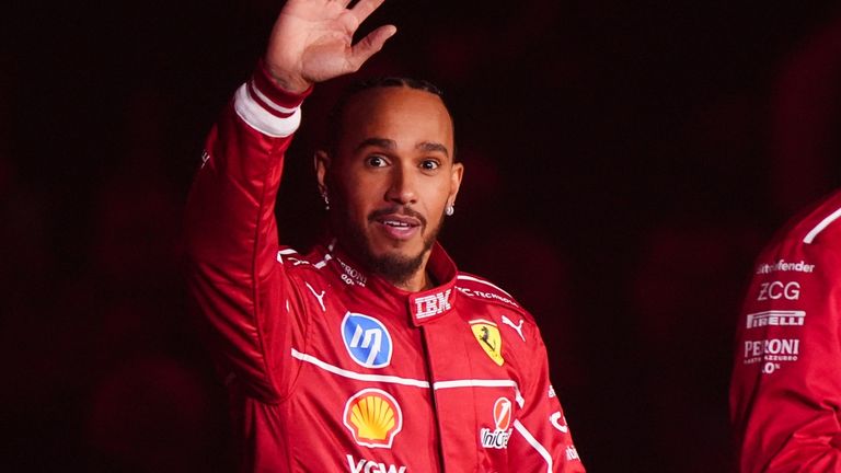 Lewis Hamilton, piloto de Ferrari
