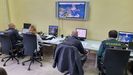 Centro de control del paro habilitado en la Delegación del Gobierno