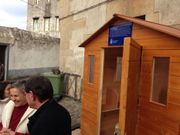 La caseta fue construida en el taller municipal