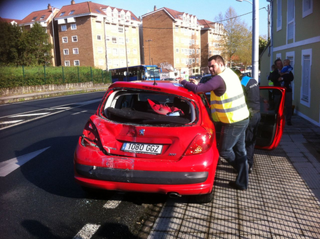 Una mujer sufrió heridas leves en un choque múltiple en A Barcala, en ...