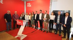 Presentacin de scar Rial, candidato del PSOE de Rianxo