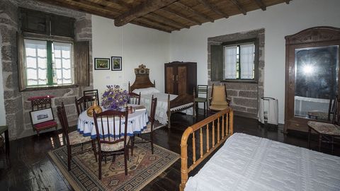 El llamado Cuarto Novo, una de las estancias del pazo