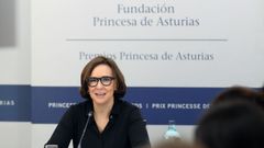  La directora de la Fundación Princesa de Asturias, Teresa Sanjurjo
