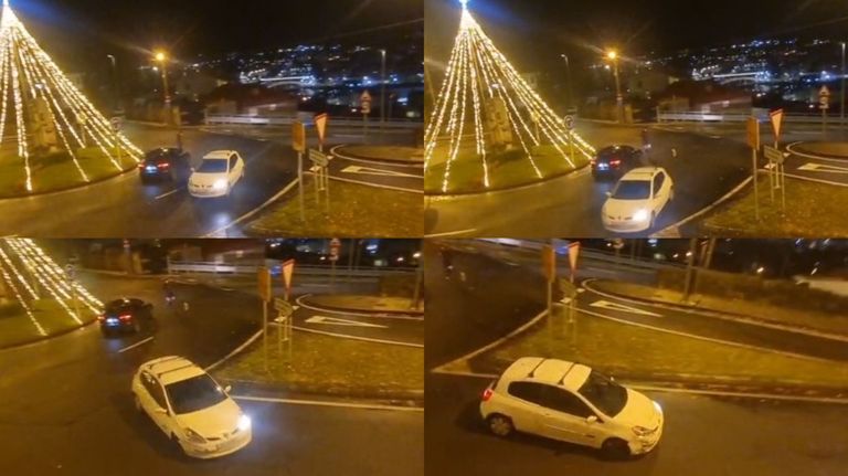 Investigan en Poio conducciones temerarias y trompos en A Caeira y Andurique