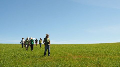 Uno de los diez recorridos organizados por el 25 aniversario de la asociación Serra do Courel