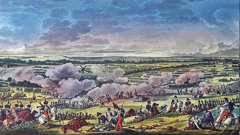 Recreacin de la batalla de Waterloo