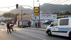 Imagen de archivo de un accidente en la carretera de Vigo.