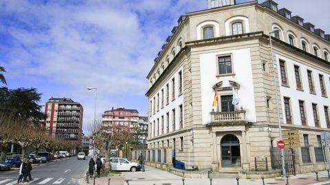 El edificio de la Audiencia Provincial de Lugo.
