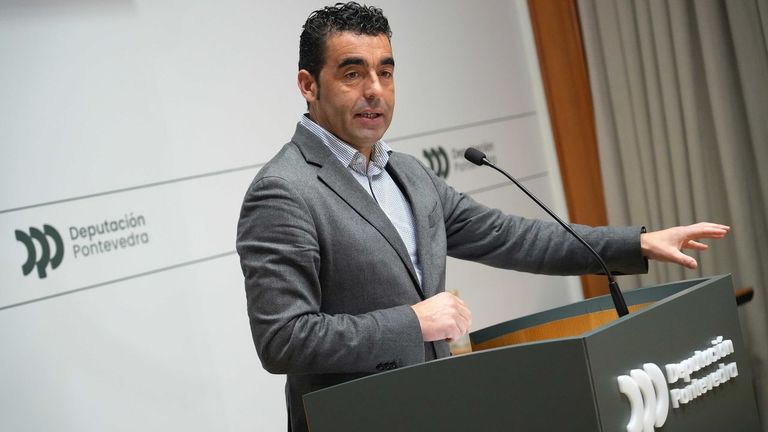 El presidente de la Diputación de Pontevedra acusa al PSOE de «pechar en falso» el caso José Tomé