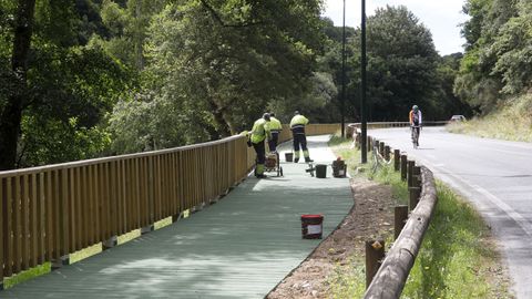 Paseo del ro Rato, en obras