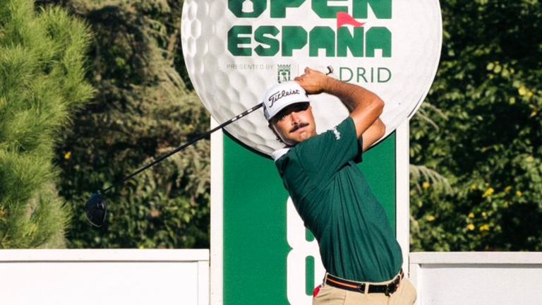 El golfista gallego Ignacio Mateo, segundo en el Circuito de Profesionales de Madrid