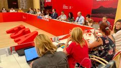 Reunin de la comisin ejecutiva de la FSA-PSOE