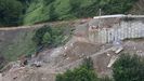 Imagen de los trabajos de reconstruccin del viaducto.