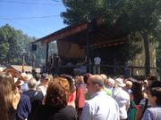 ...misa de campa�a en la finca de San Roque